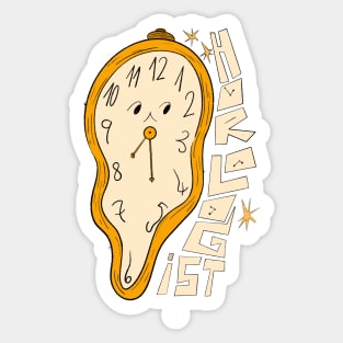 Horologist Horology Hour Collector Clock Lover Sticker